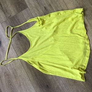 Strappy Zara Top Small Neon Yellow/Lime